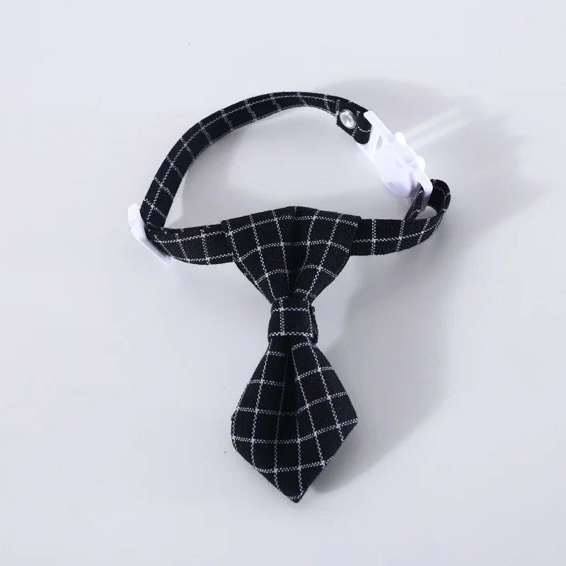 Pet Bow Tie Adjustable Cat Neck Tie Puppy Costume Breakaway Small Dogs Bowtie Collar Cats Grooming Ties Party Accessories